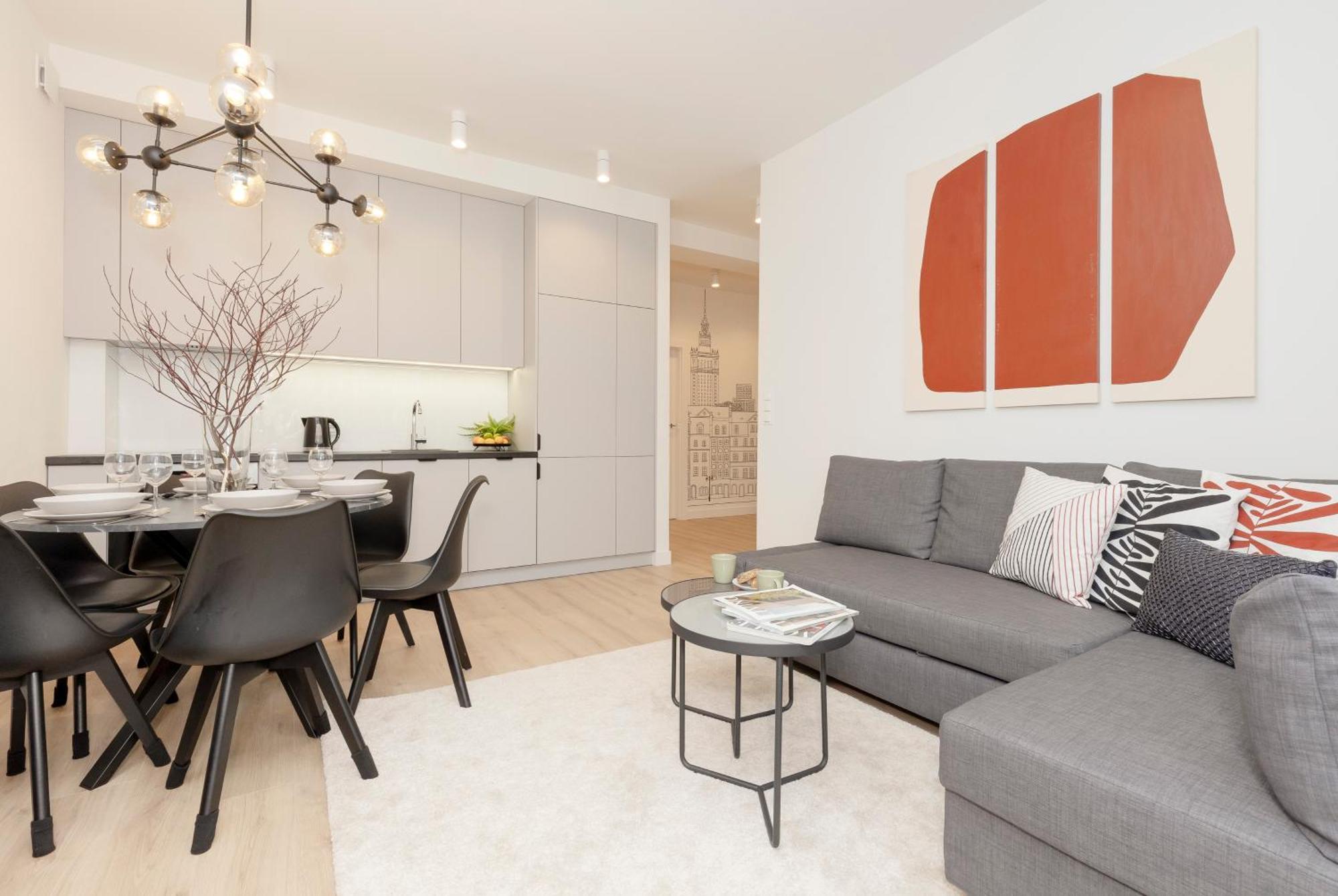 Amazing Spacious Apartments In Warsaw City Center By Noclegi Renters Екстериор снимка