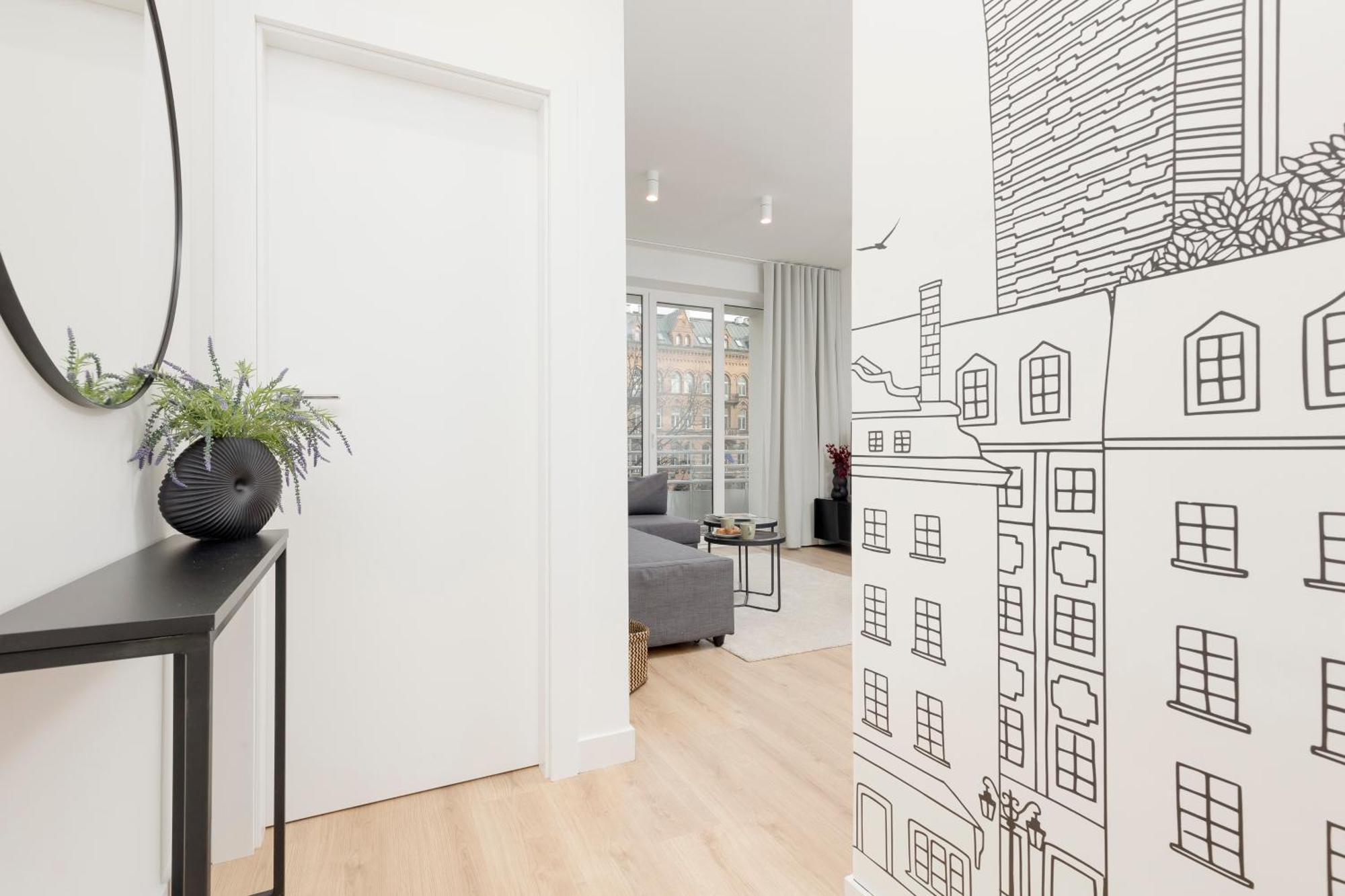 Amazing Spacious Apartments In Warsaw City Center By Noclegi Renters Екстериор снимка