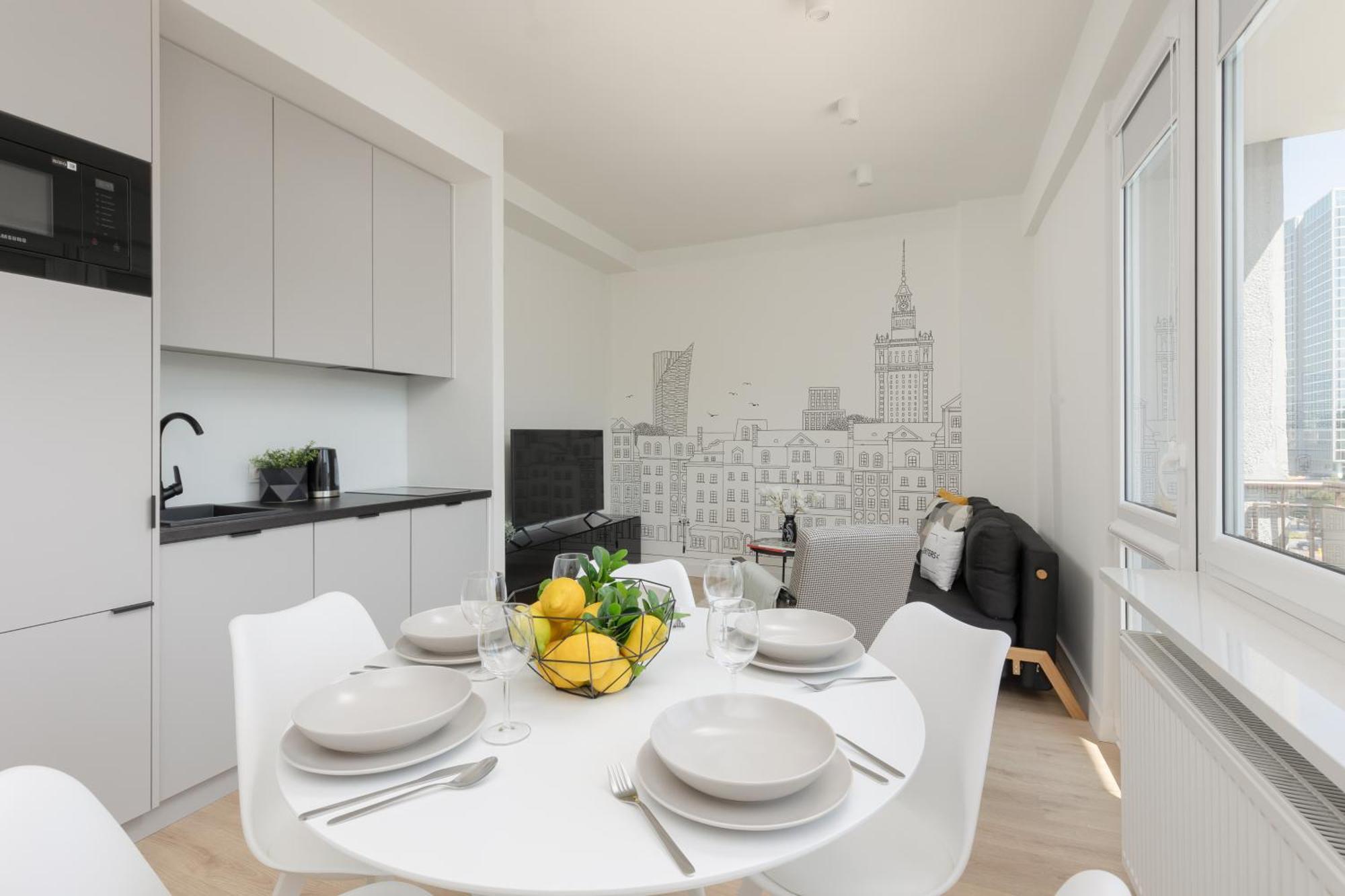 Amazing Spacious Apartments In Warsaw City Center By Noclegi Renters Екстериор снимка
